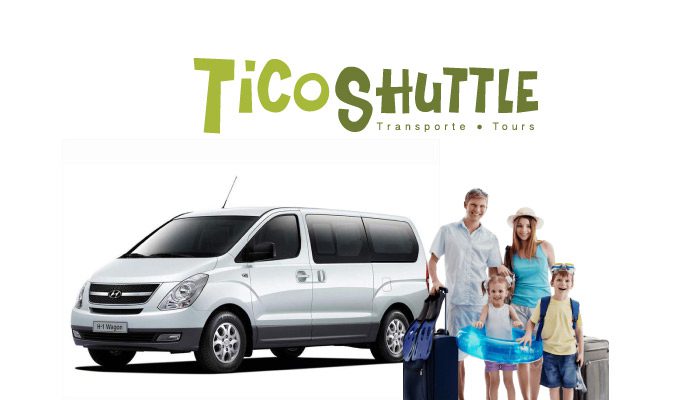 familia y buseta ticoshuttle